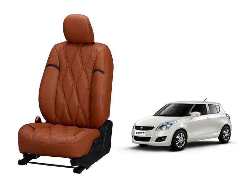Maruti Suzuki Swift(2012-17) Kite Series 3D Custom Nappa Leather Car Seat Covers