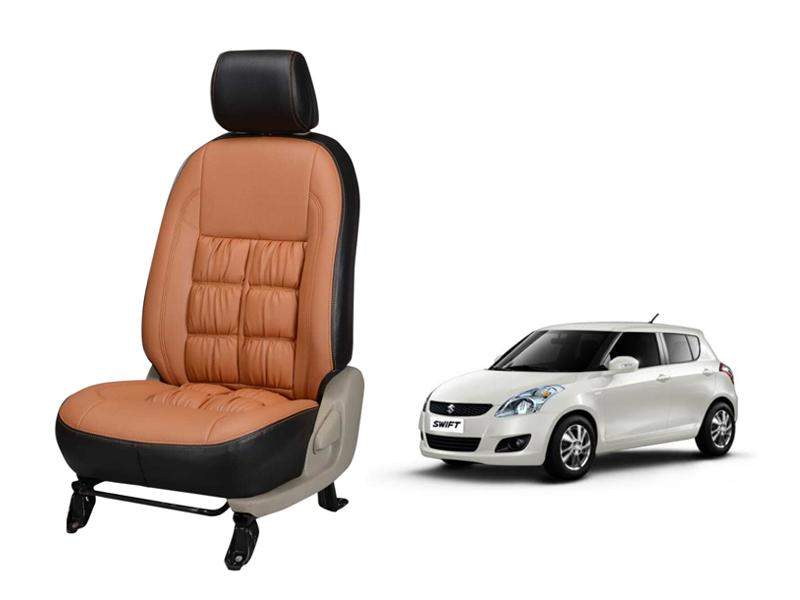 Maruti Suzuki Swift(2012-17) Comfort Series 3D Custom Stallion Leather Car Seat Covers