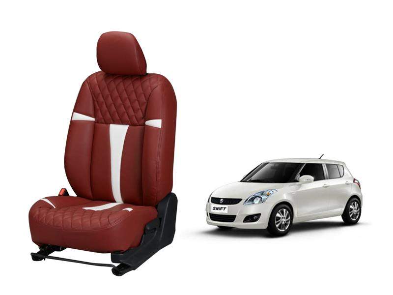 Maruti Suzuki Swift(2014-2017) model Racing series 3D Custom art leather car seat covers