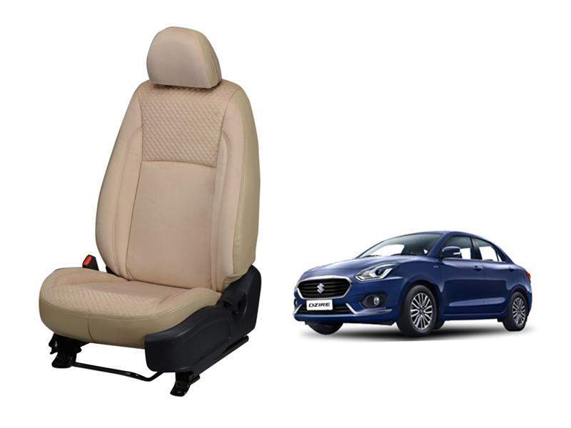 Maruti Suzuki Swift Dzire 2017 Velvet SERIES 3D CUSTOM ART LEATHER CAR SEAT COVERS