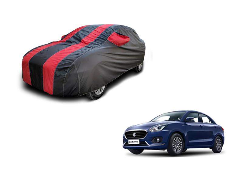Maruti Suzuki Swift Dzire 2017 Double Colour Lining Car Body Cover