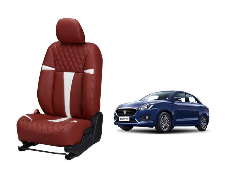 Maruti Suzuki Swift Dzire 2017 Racing series 3D Custom art leather car seat covers
