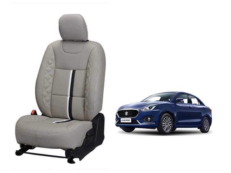 Maruti Suzuki Swift Dzire 2017 Trace Series 3D Custom Nappa Leather Car Seat Covers