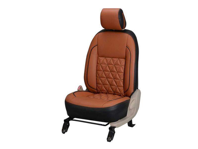 Honda Jazz Nappa Leather Seat Cover in Diamond-Cut Series