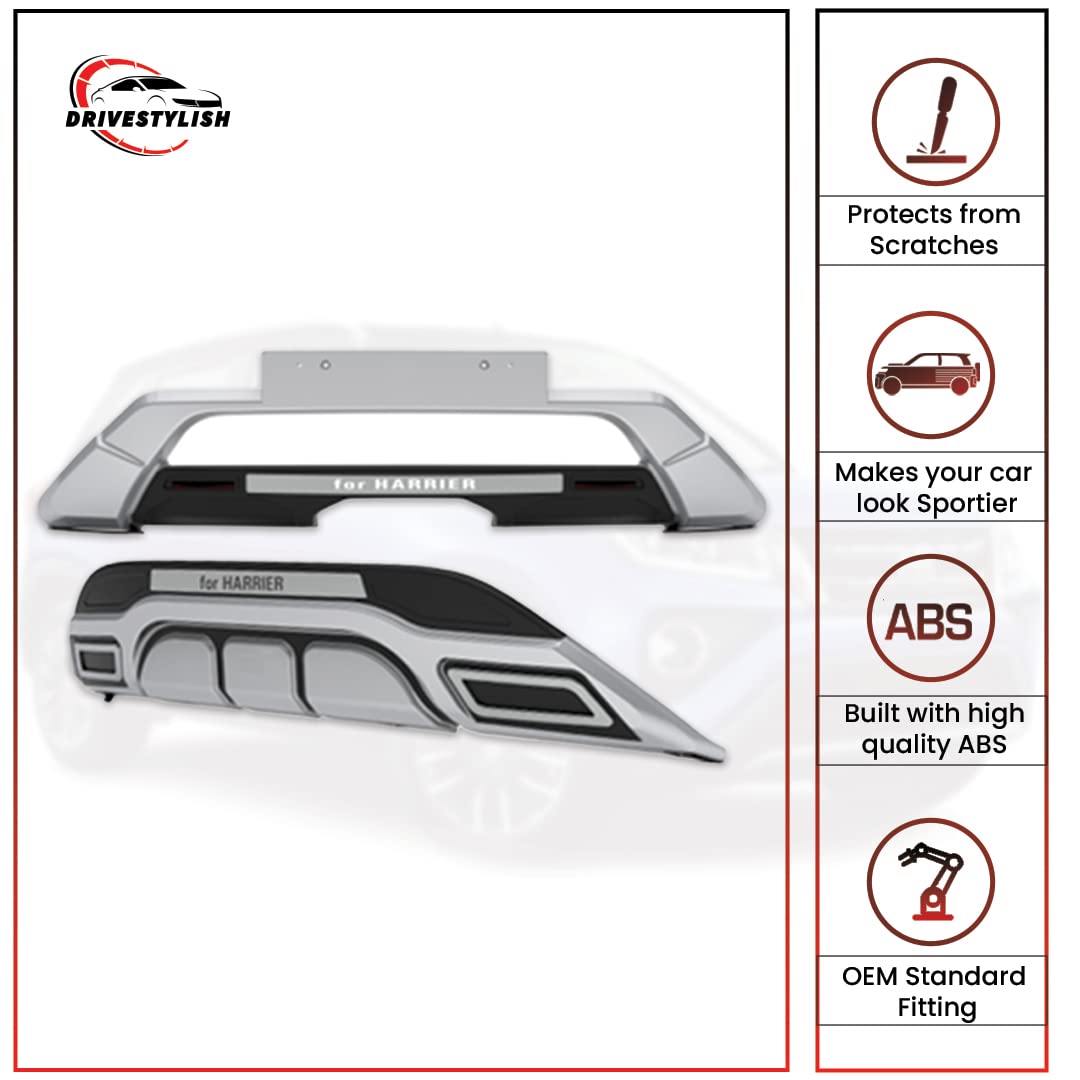Tata Harrier - Front and Rear Bumper Protector