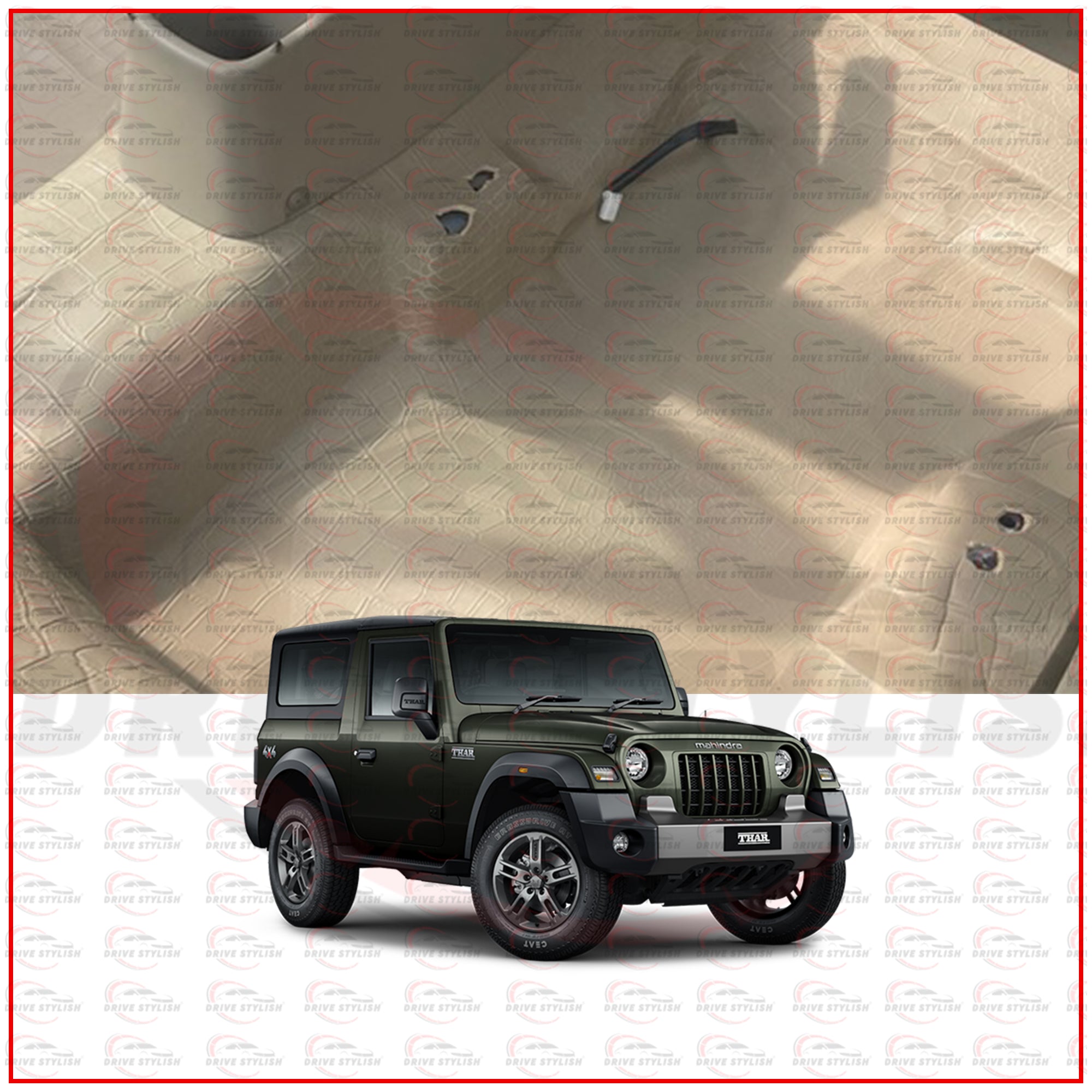 Mahindra Thar Car Flooring Lamination