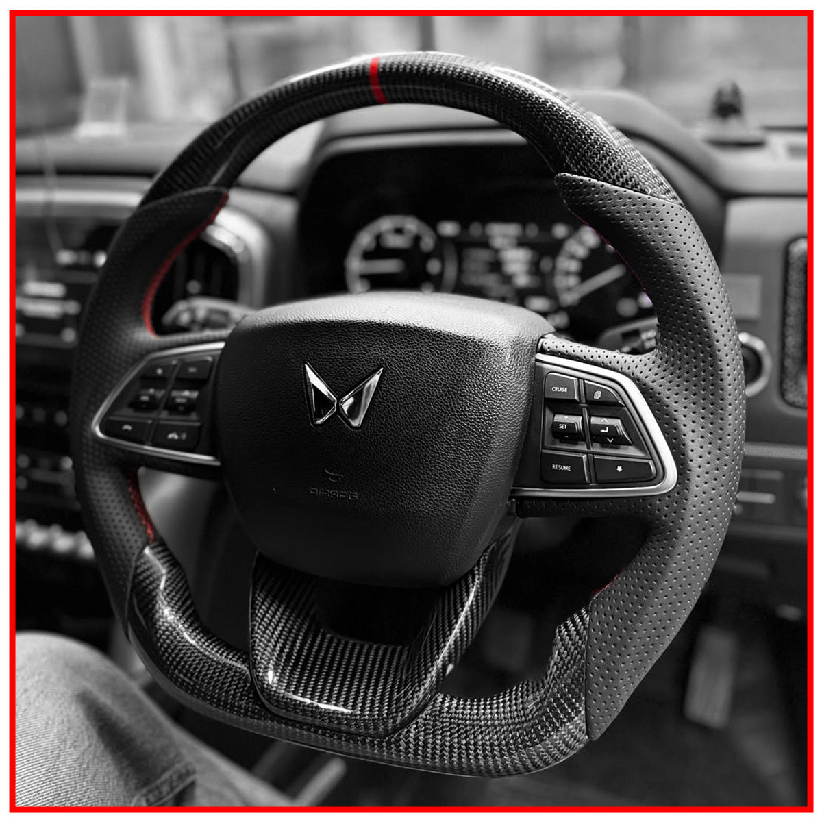 Thar Roxx Real Carbon Steering Wheel