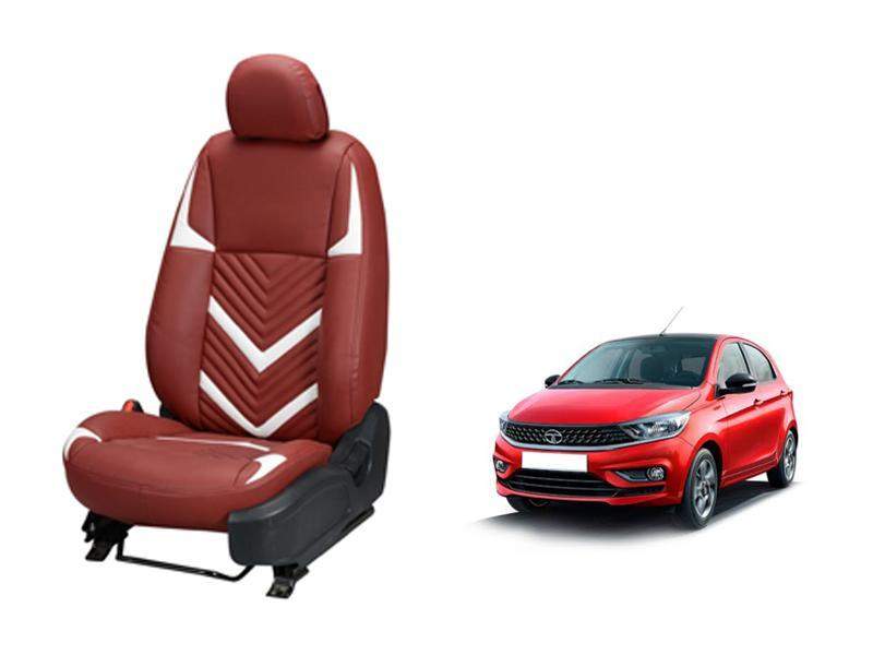 Tata Tiago Zig Zag SERIES 3D CUSTOM ART LEATHER CAR SEAT COVERS