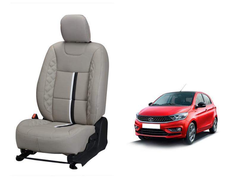 Tata Tiago Trace Series 3D Custom Nappa Leather Car Seat Covers