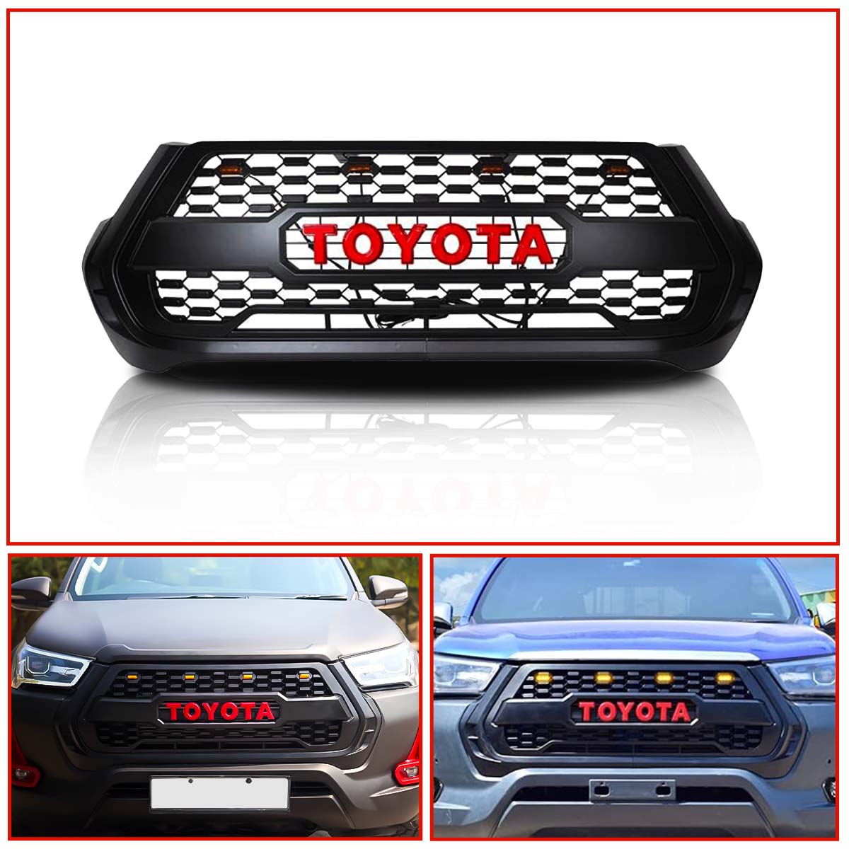 Toyota Hilux Front Grilles