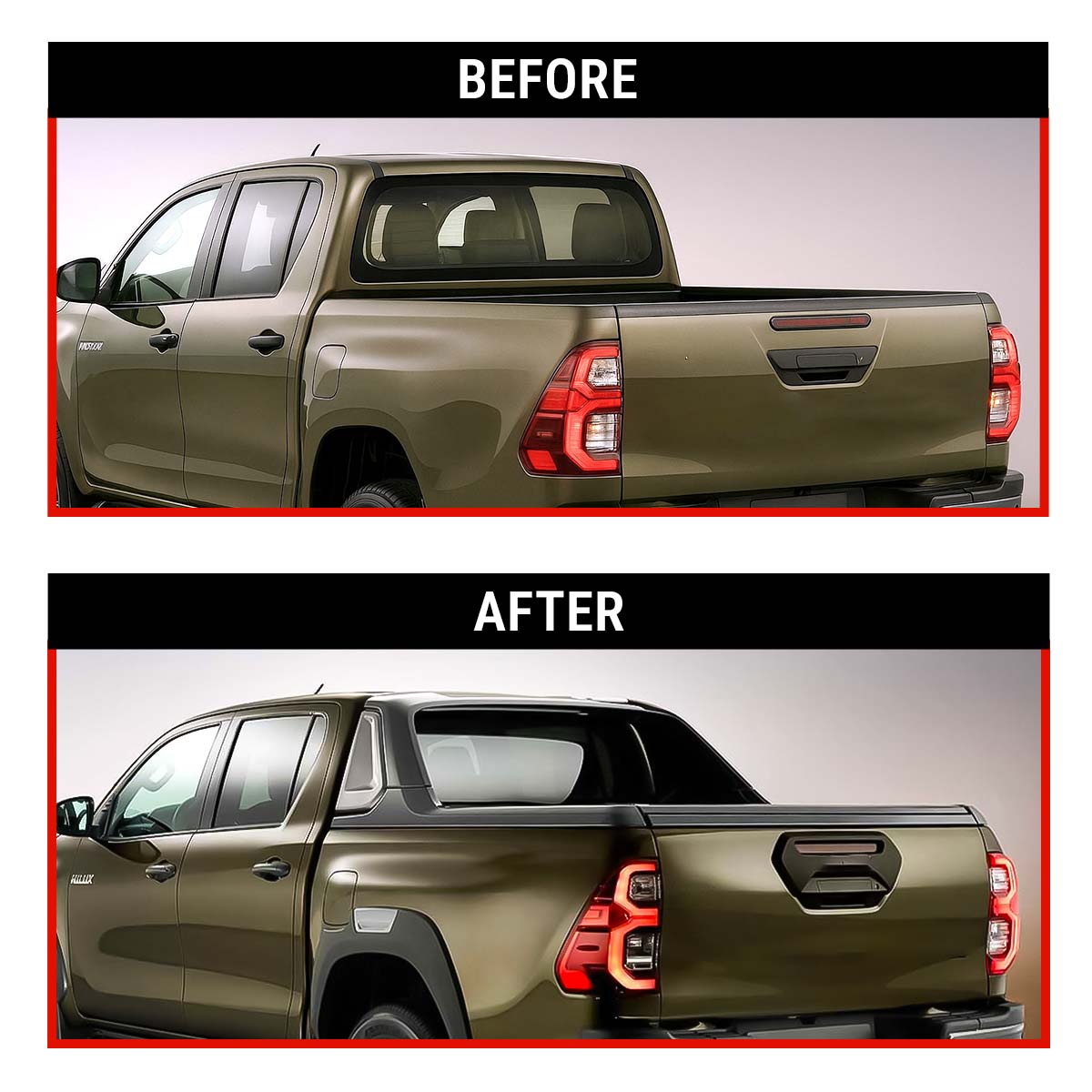 Toyota Hilux Roll Bar | ABS Black1