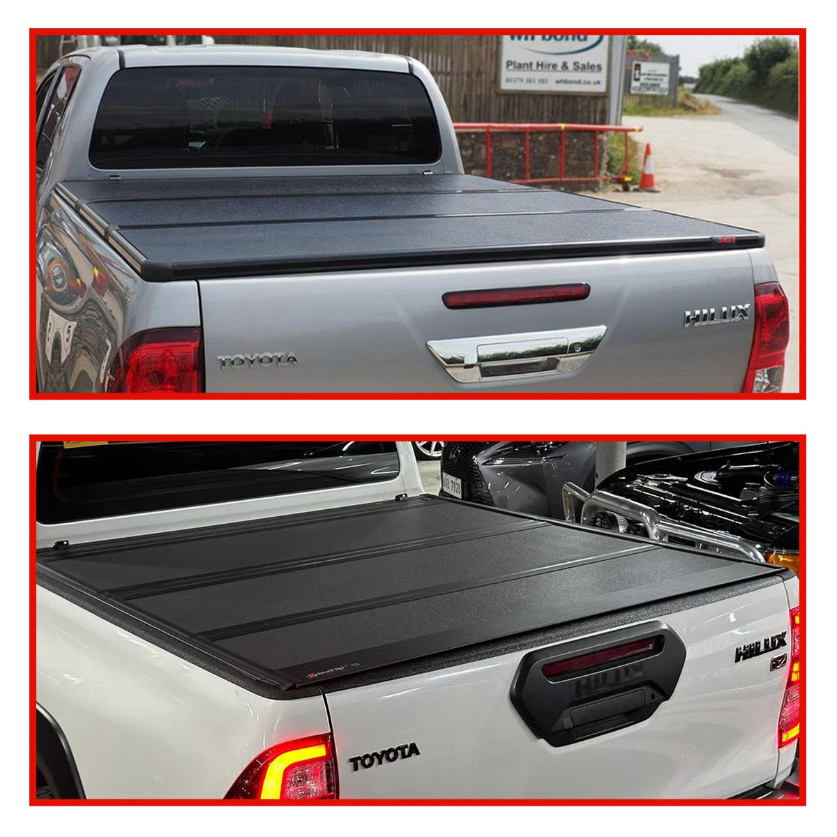 Toyota Hilux Tri fold cover | Aluminium cover