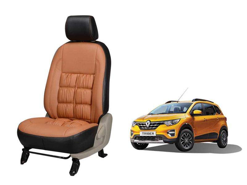 Renault Triber Comfort Series 3D Custom Stallion Leather Car Seat Cove