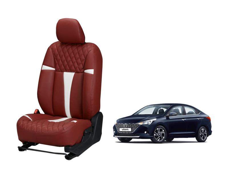 Hyundai Verna 2020 Racing series 3D Custom art leather car seat covers