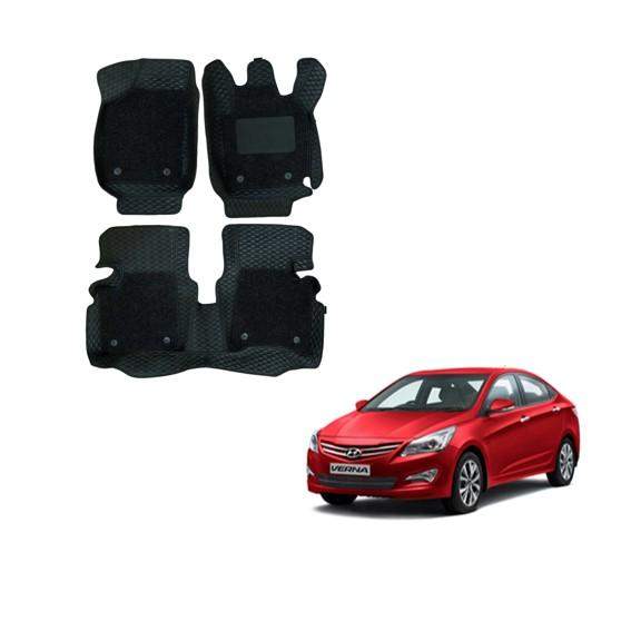 Hyundai Verna Fluidic Superior Foot Mattress - Black Colour