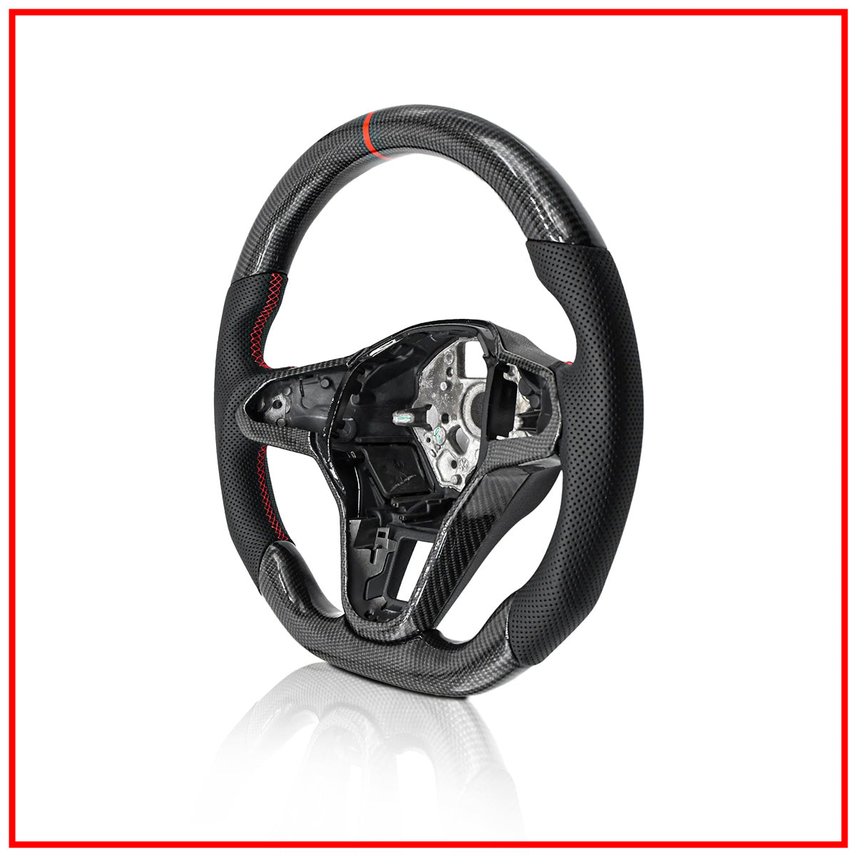 Virtus Manual Real Carbon Steering Wheel