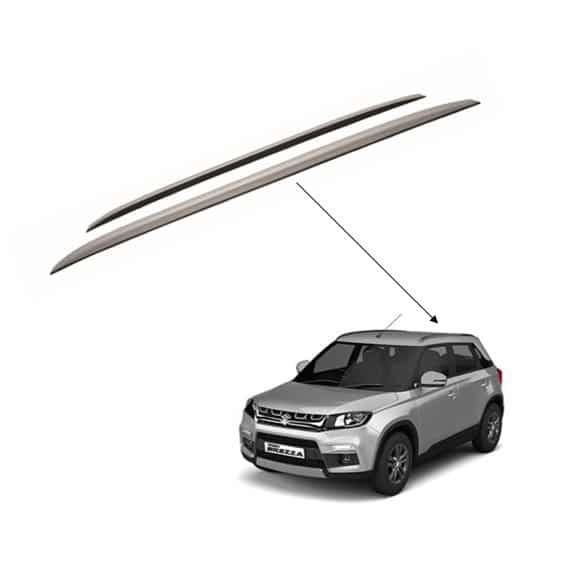 Shop Maruti Suzuki Vitara Brezza Roof Rails with Silver Color