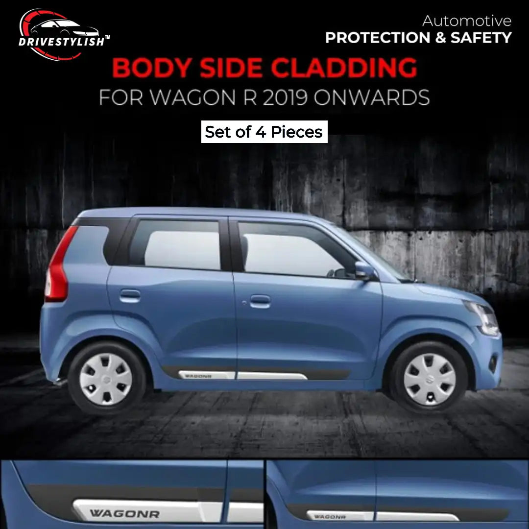 Wagon R Side Beading Chrome