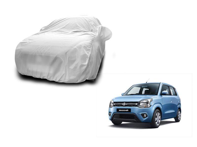 Maruti Suzuki Wagonr 2019 New Silver Car Body Cover