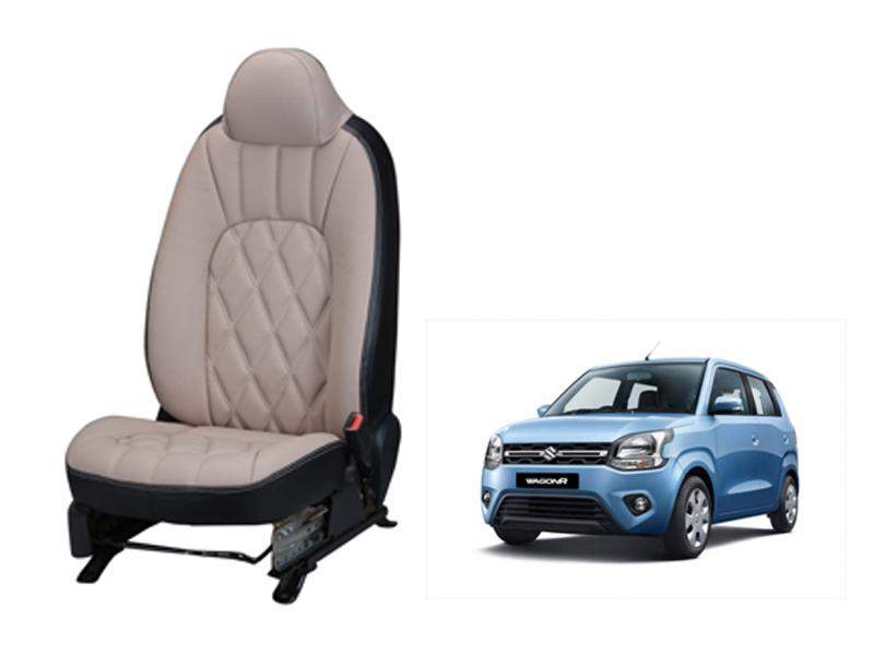Maruti Suzuki Wagonr 2019 Threading SERIES 3D CUSTOM ART LEATHER CAR SEAT COVERS