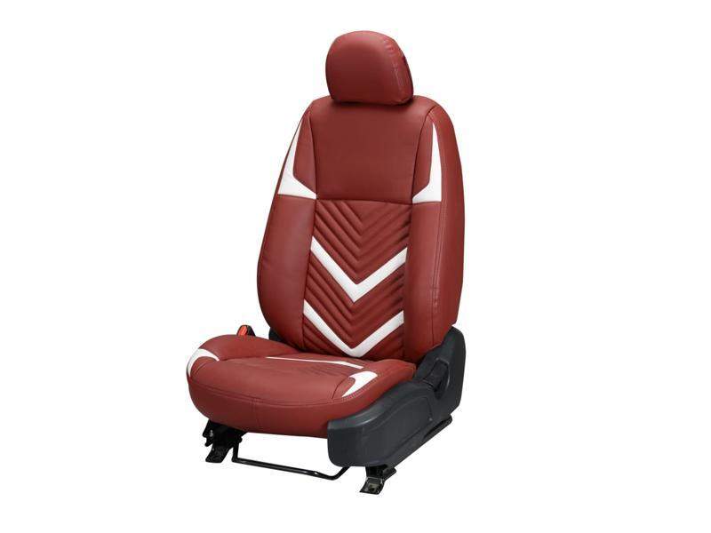 Skoda Rapid Zig Zag SERIES 3D CUSTOM ART LEATHER CAR SEAT COVERS