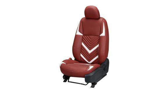Jeep Compass Art Leather Seat Cover in Zig-Zag Design