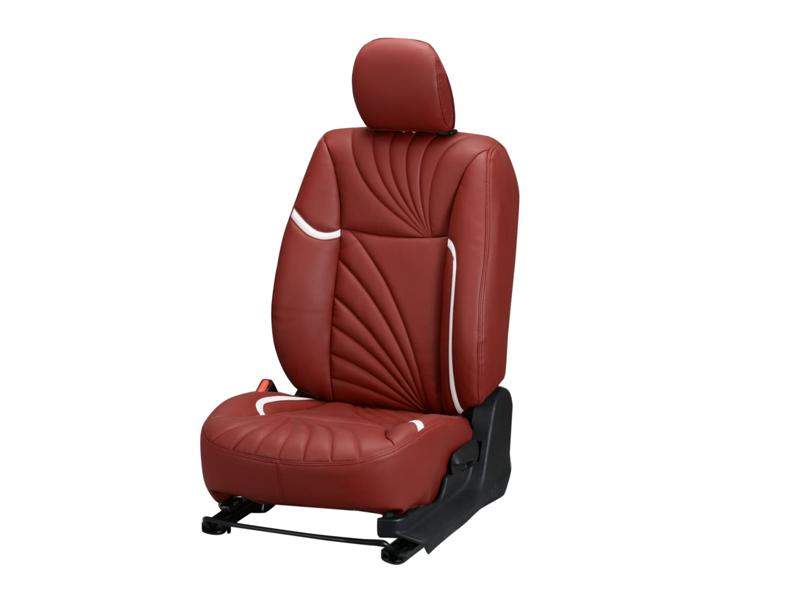 Jeep Compass Nappa Leather Seat Cover - Dove Design