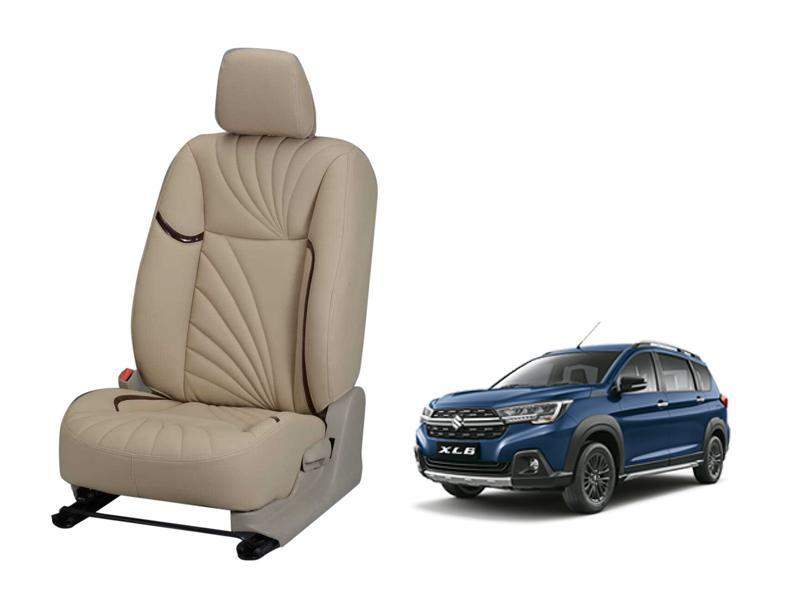 Maruti Suzuki XL-6 Dove Series 3D Custom Nappa Leather Car Seat Cover