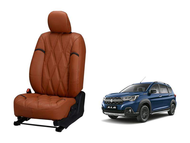 Maruti Suzuki XL-6 Kite Series 3D Custom Nappa Leather Car Seat Covers