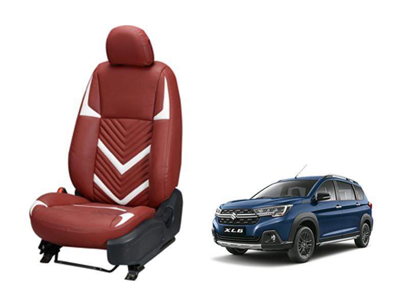 Maruti Suzuki XL-6 Zig Zag SERIES 3D CUSTOM ART LEATHER CAR SEAT COVER