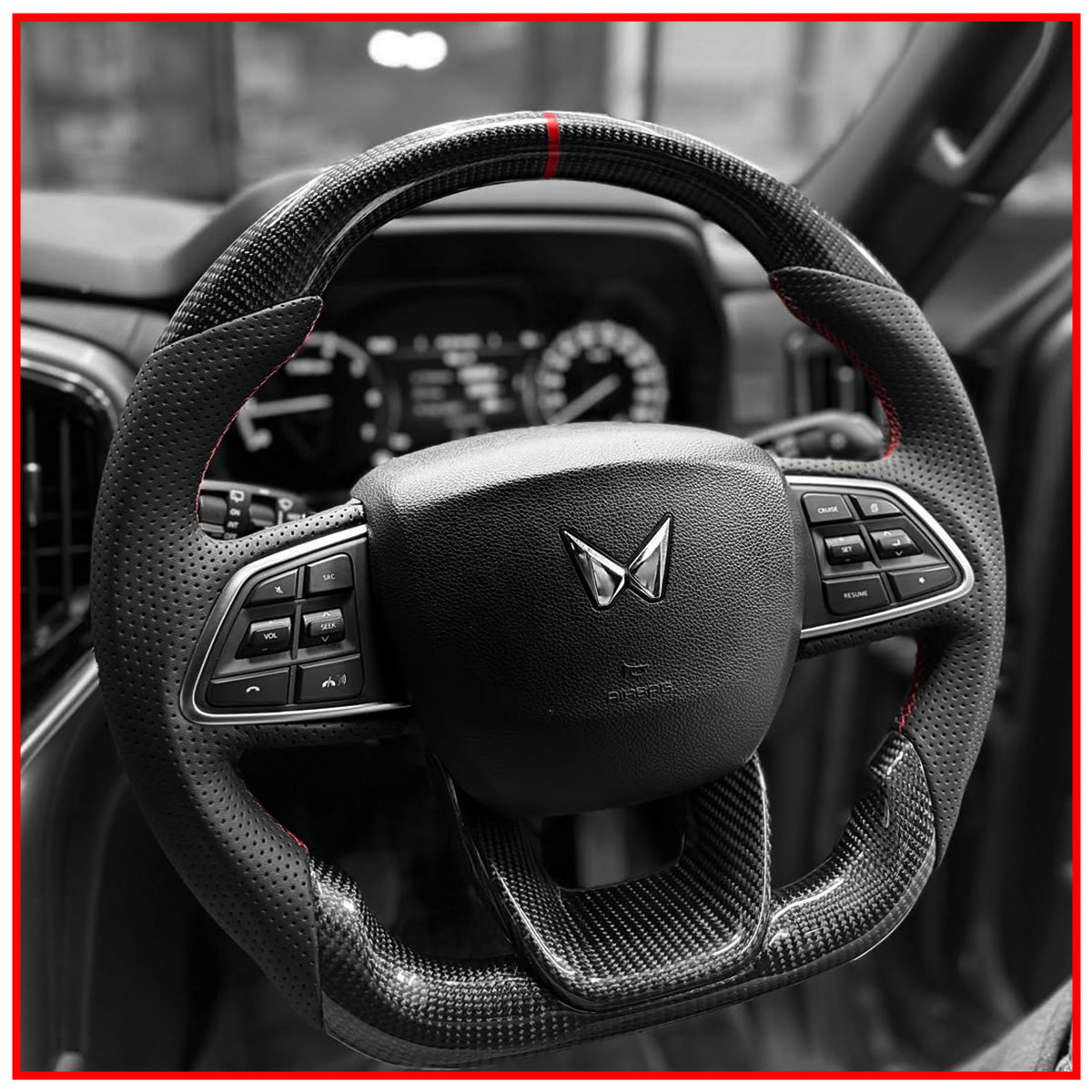 XUV 700 Real Carbon Steering Wheel