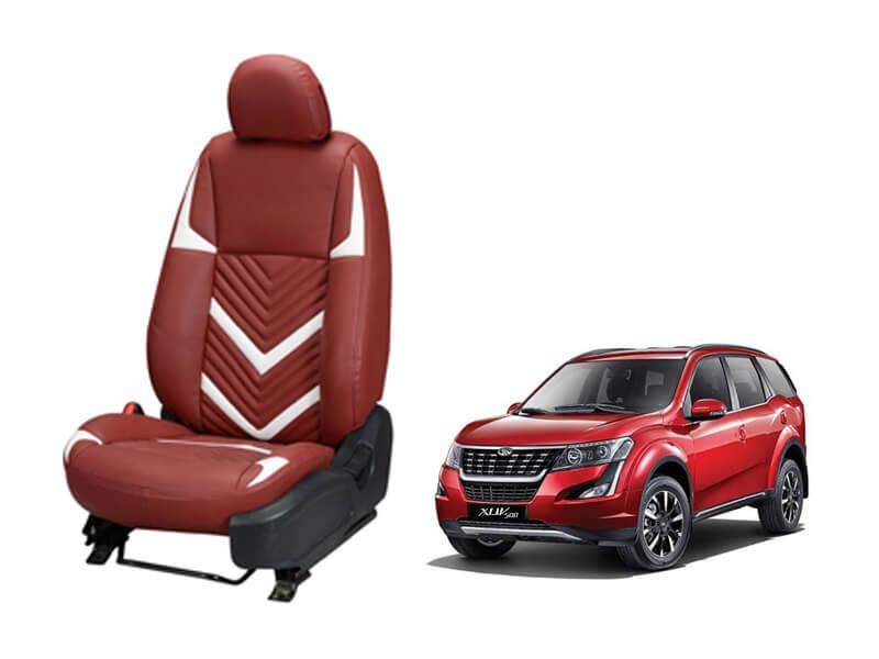 Mahindra Xuv 500 Zig Zag SERIES 3D CUSTOM ART LEATHER CAR SEAT COVERS