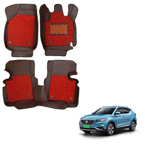 MG ZS Superior 7D Foot Mats - Red Colour
