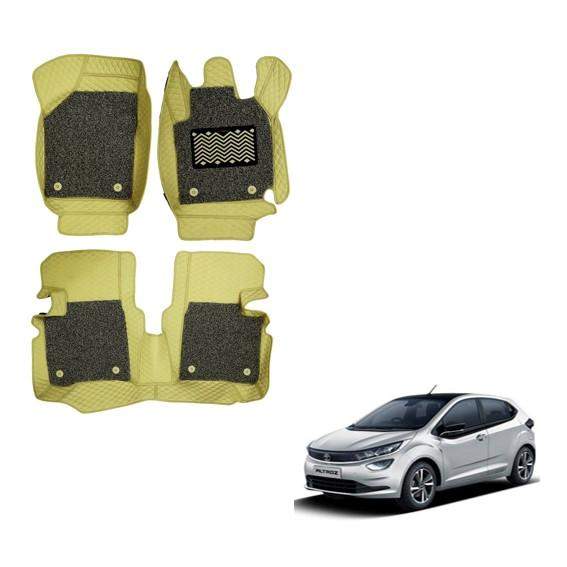Tata Altroz Luxurious 7D Mats - Beige Colour