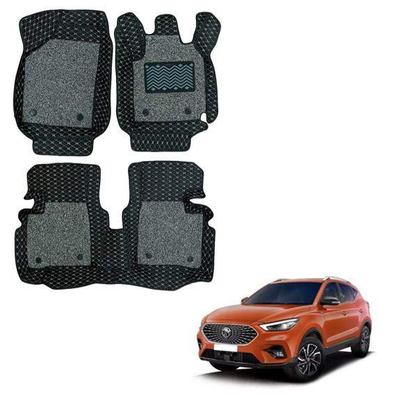 MG Astor Lavish 7D Mats - Black/Grey Colour