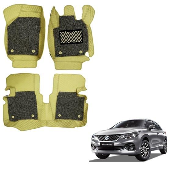 Maruti Suzuki New Baleno Attractive 7D Foot Mattress - Beige Colour