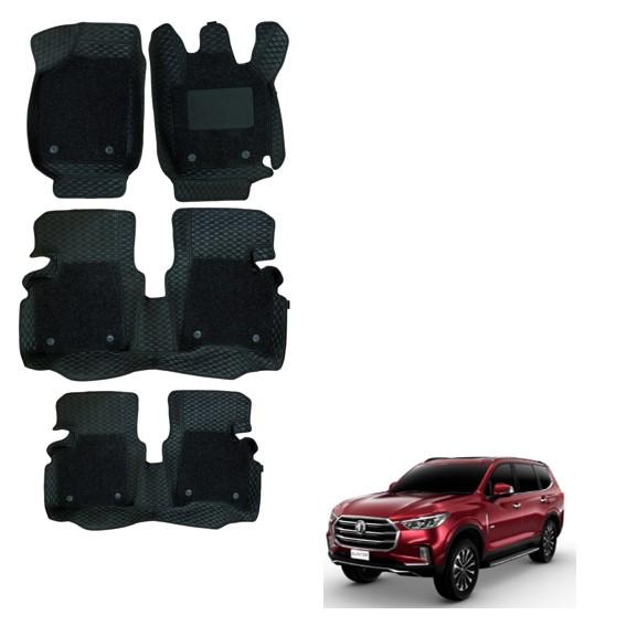 MG Gloster Superior 7D Mat Carpet - Black Colour