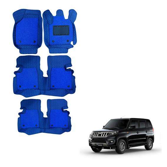 Mahindra Bolero Neo Spacious 7D Mat Carpet - Blue Colour