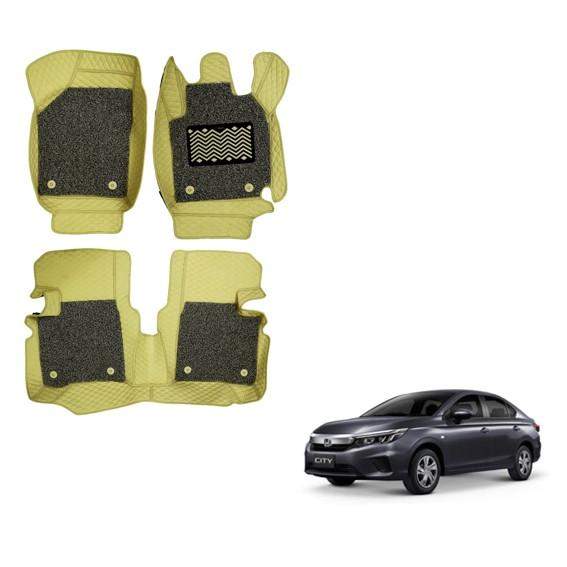 Honda City (2020) Illustrious 7D Mat Carpet - Beige Colour