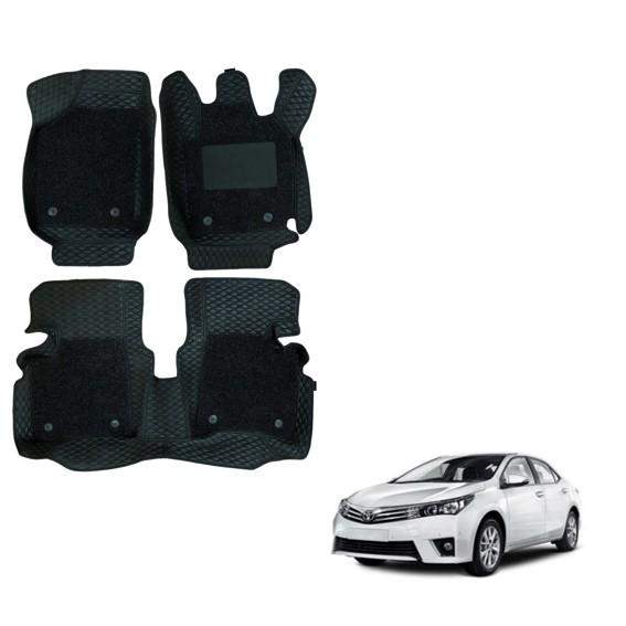 Toyota Corolla Altis Illustrious Floor Mats - Black Colour