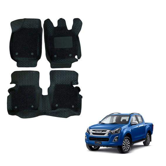 Deluxe Foot Mats for Isuzu D-Max - Black Colour