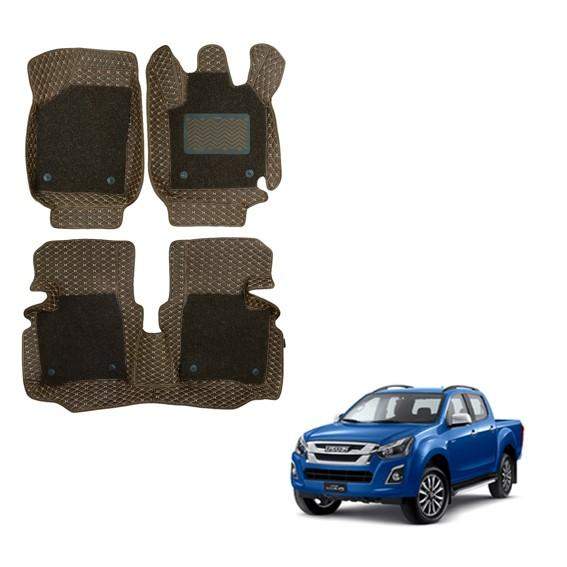 Illustrious 7D Mats for Isuzu D-Max / Isuzu V-Cross - Brown Colour
