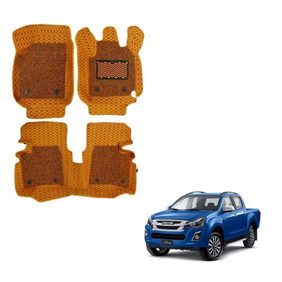 Isuzu D-Max Stylish 7D Foot Mats - Tan Colour