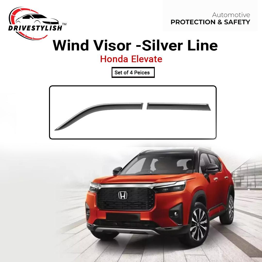 Honda Elevate Wind Visor/ Rain Visor – Silver Line