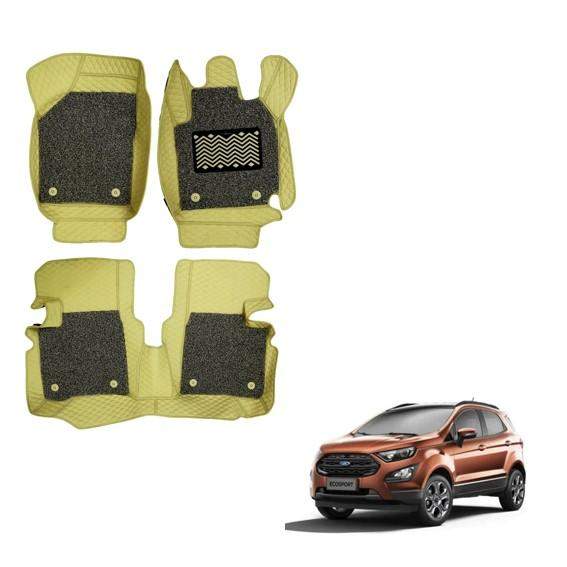 Ford EcoSport (2017) Luxurious Floor Mats - Beige Colour