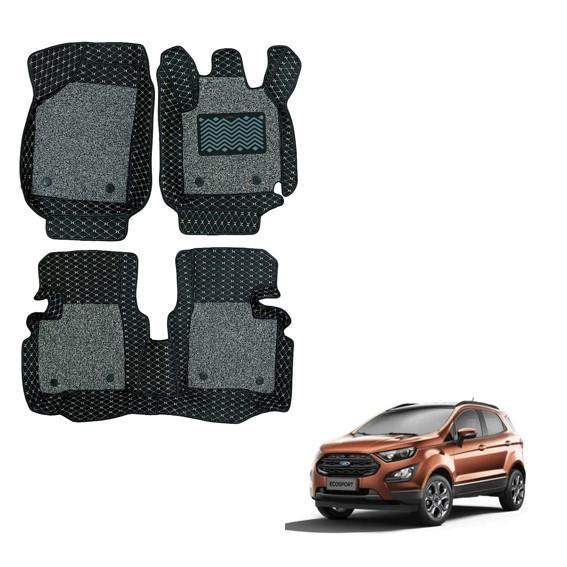 Ford EcoSport (2017) Illustrious 7D Boot Mat - Black/Grey Colour