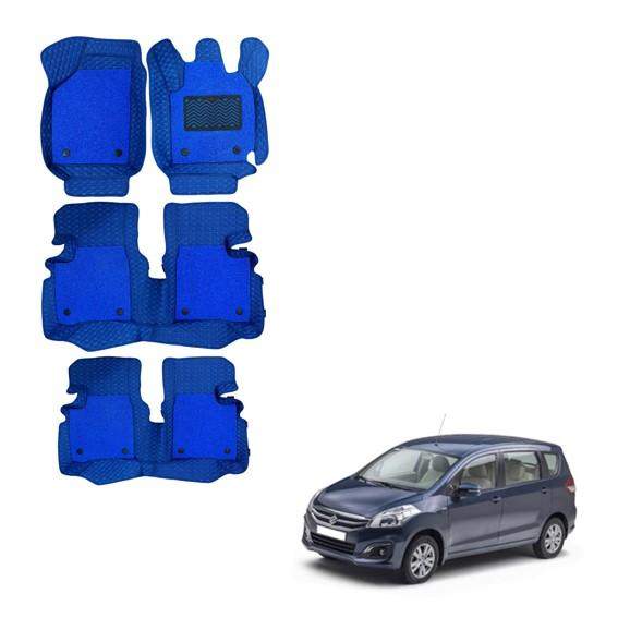 Maruti Suzuki Ertiga Illustrious 7D Mats - Blue Colour