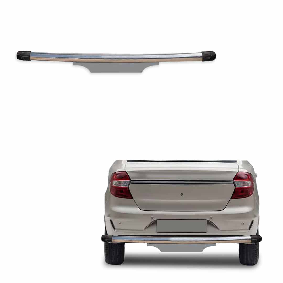 Rear Bumper Safety Guard for Ford Figo Aspire - in Active Plates