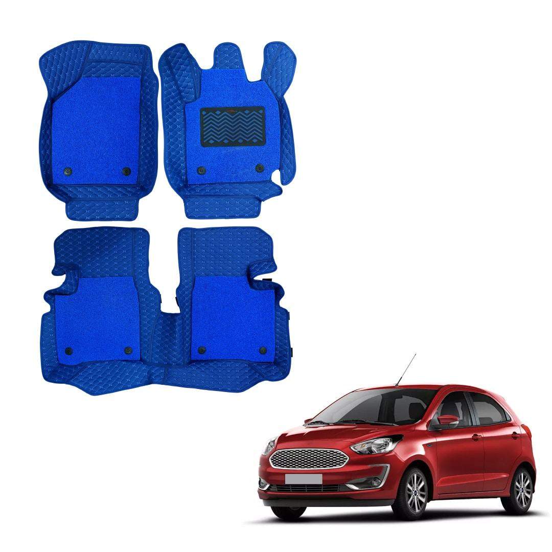 Ford Figo Superior 7D Mats - Blue Colour