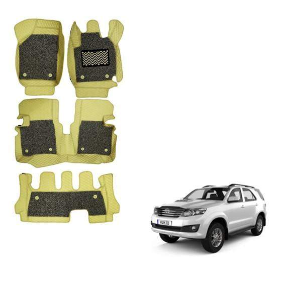 Toyota Fortuner (2012) Deluxe 7D Foot Mattress - Beige Colour